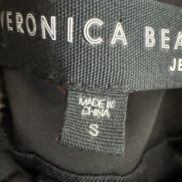 Veronica Beard Women's S Anita Fleece Faux Fur Jacket Brown Animal Crop - Picture 9 of 16